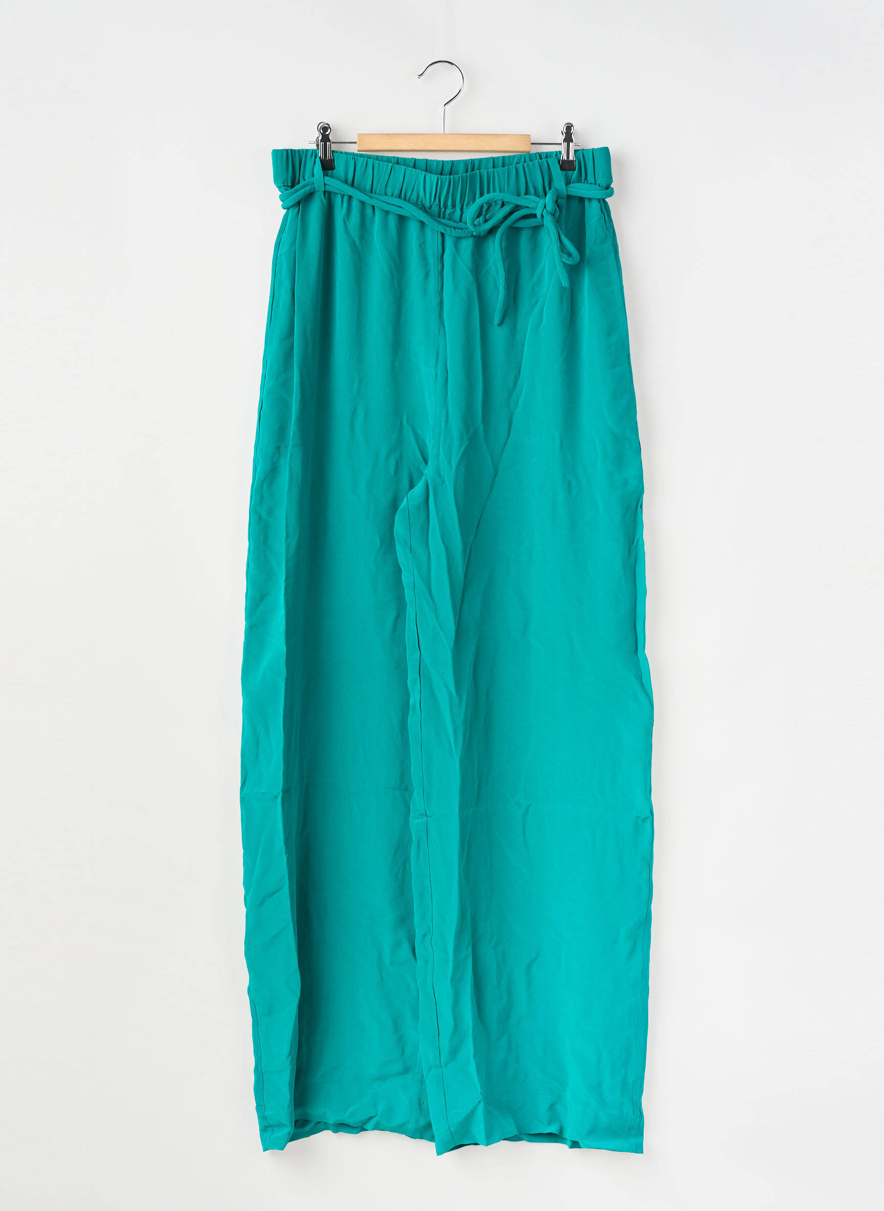 Pantalon larg verde VALENTINE GAUTHIER femeie