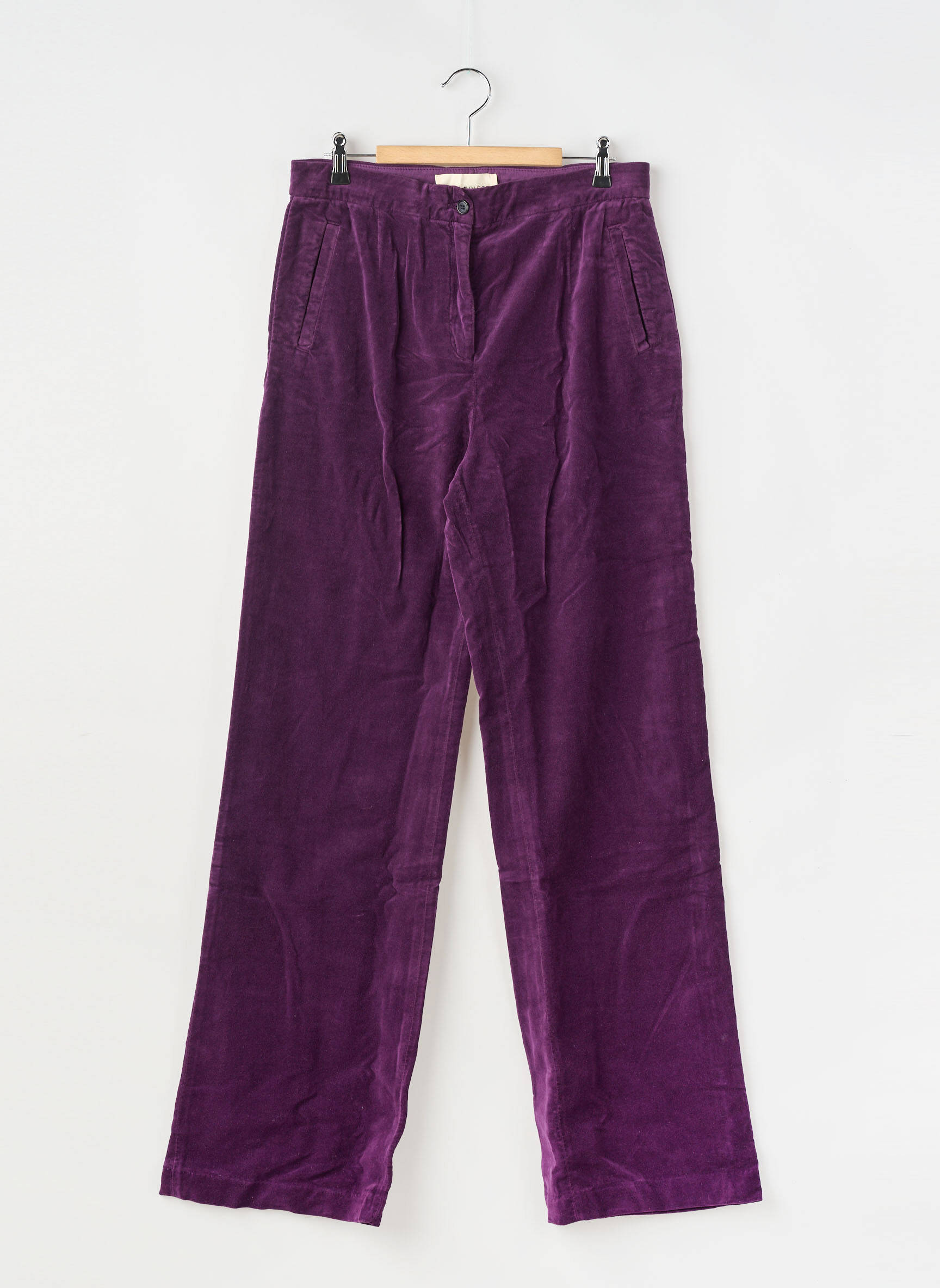 Pantalon larg violet BELLE PIÈCE femeie