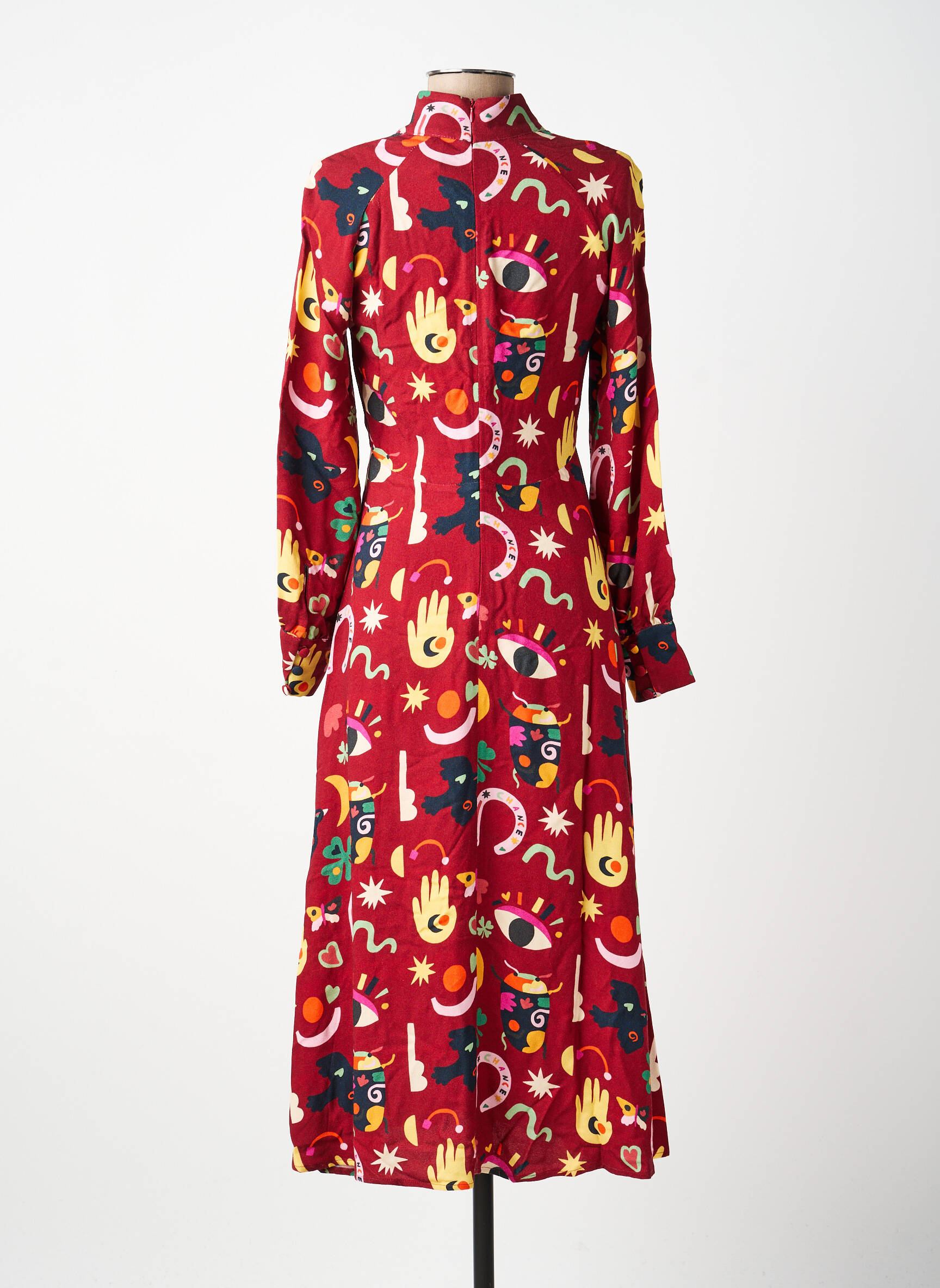 Rochie lungă roșu SOI PARIS femeie