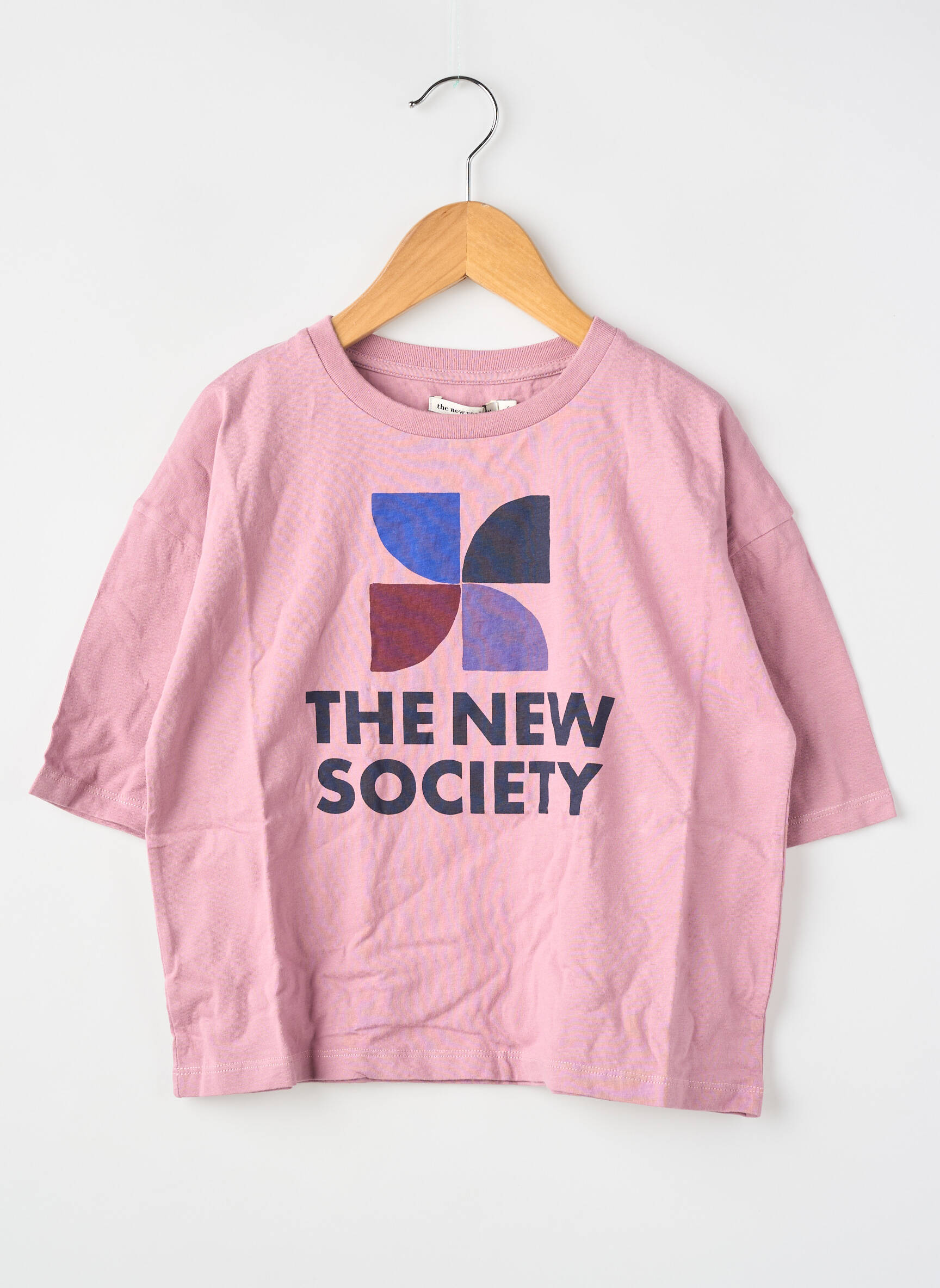 Tricou roz THE NEW SOCIETY fată