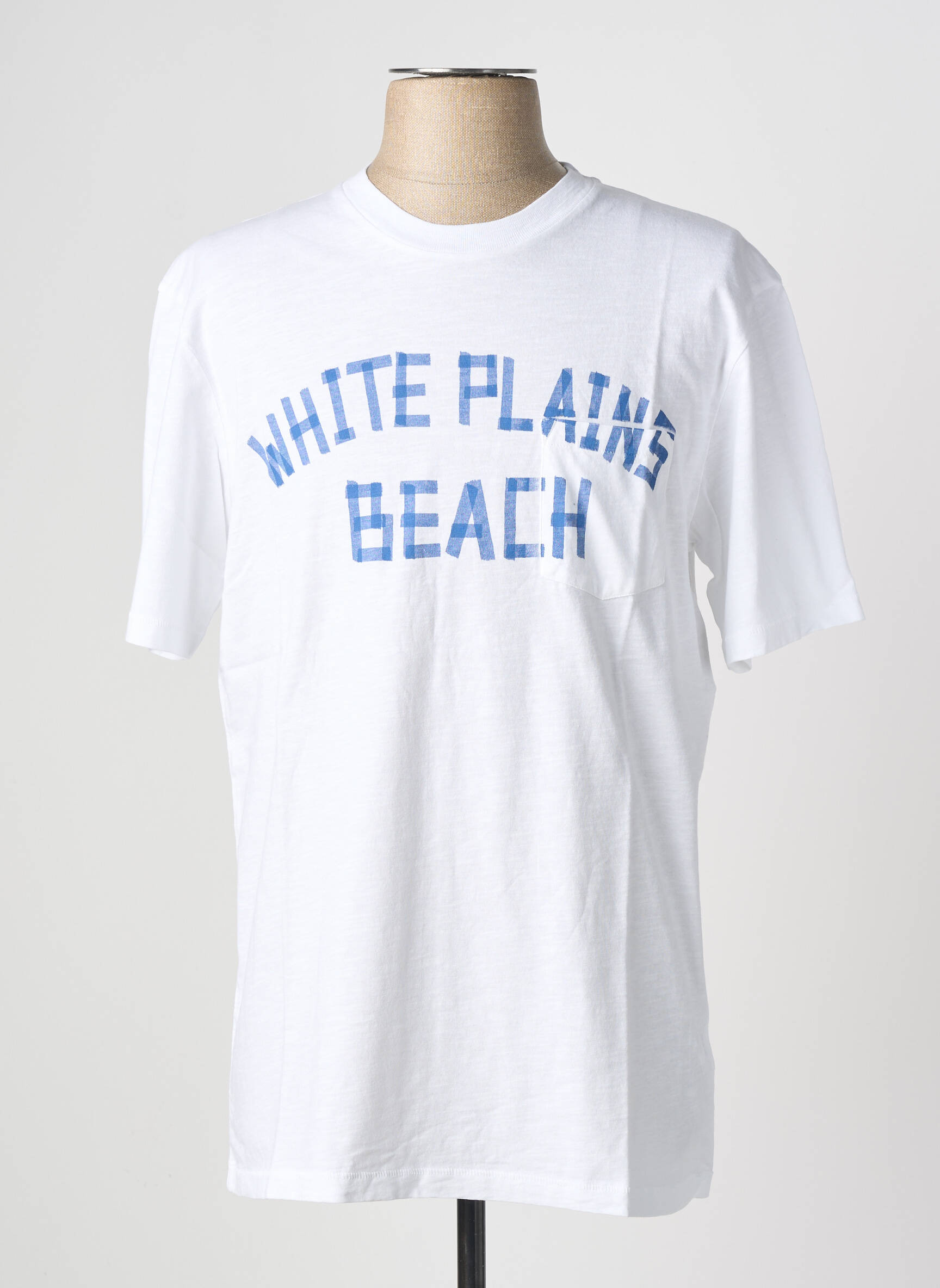 Tricou alb HARTFORD bărbat