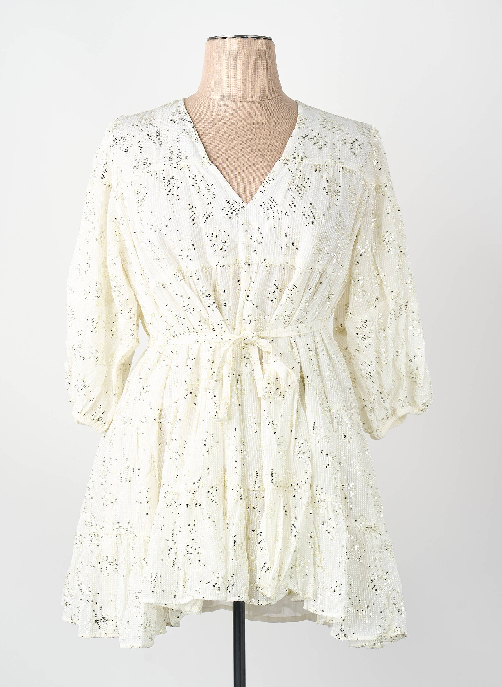 Rochie scurtă alb SUNDRESS femeie