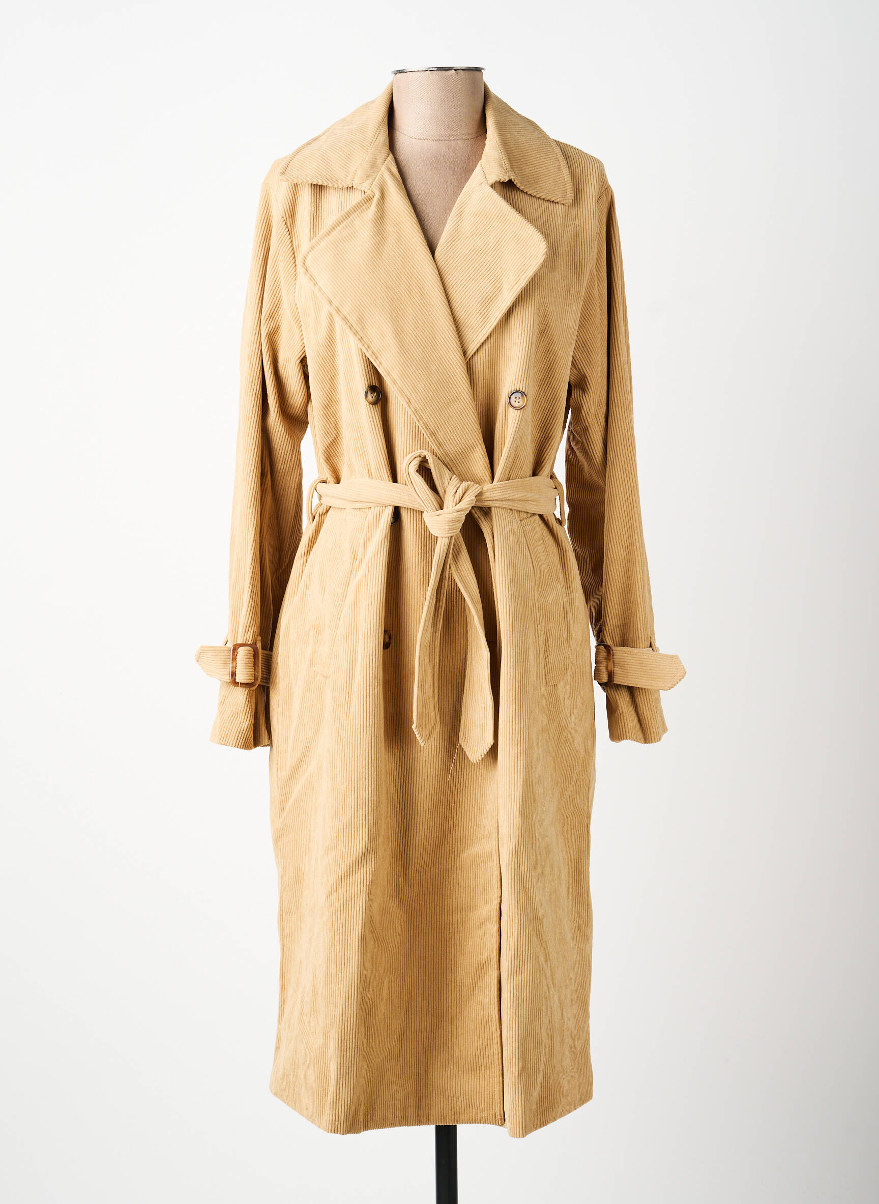 Trench bej LA PETITE ETOILE femeie
