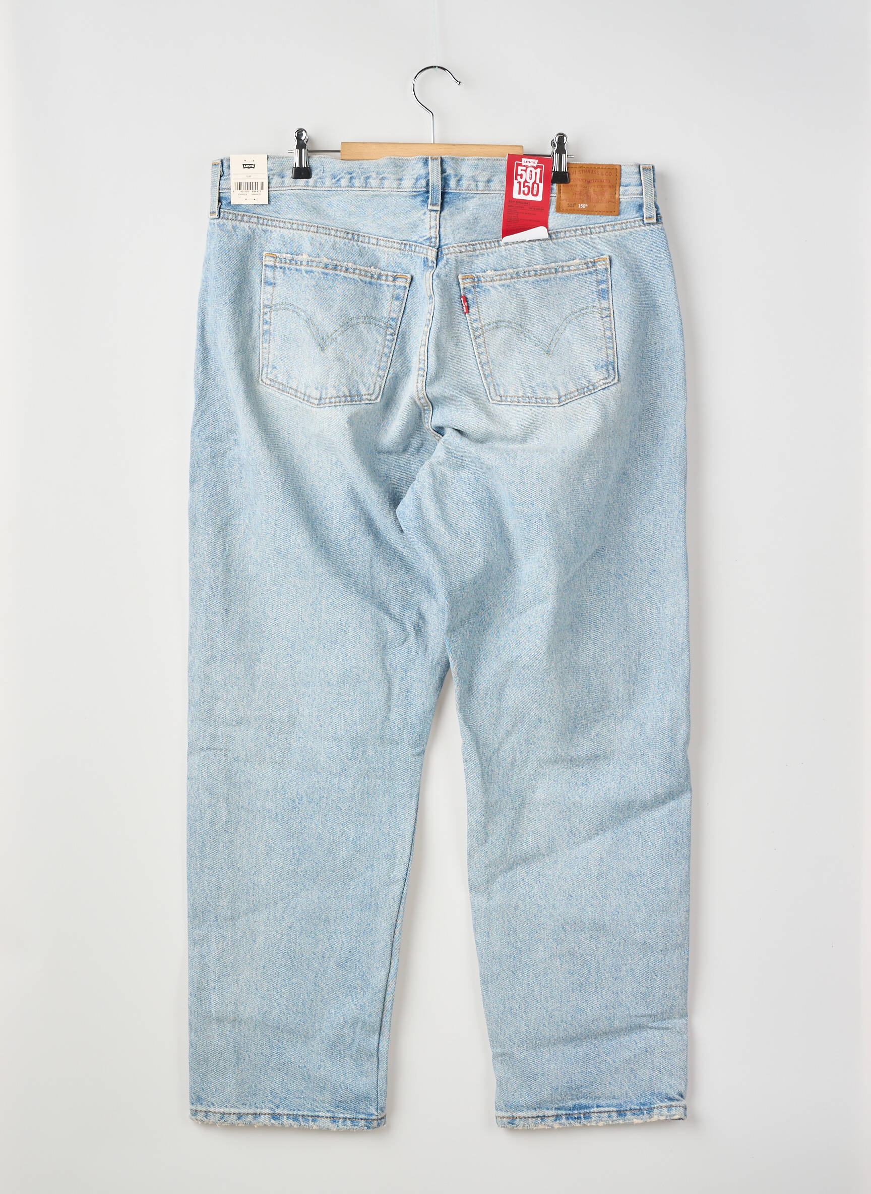 Blugi cu croială dreaptă albastru LEVI'S femeie
