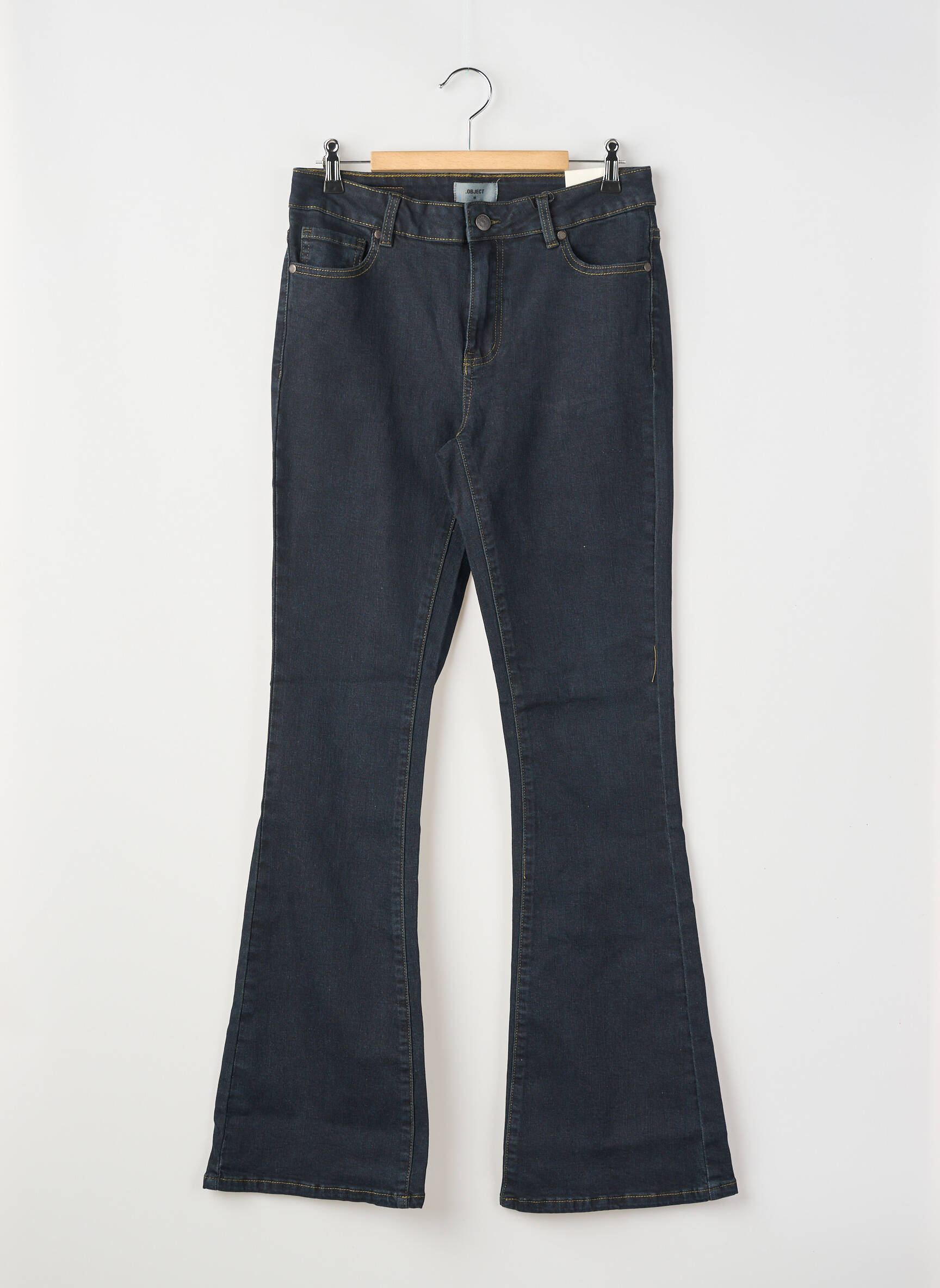 Blugi bootcut albastru OBJECT femeie