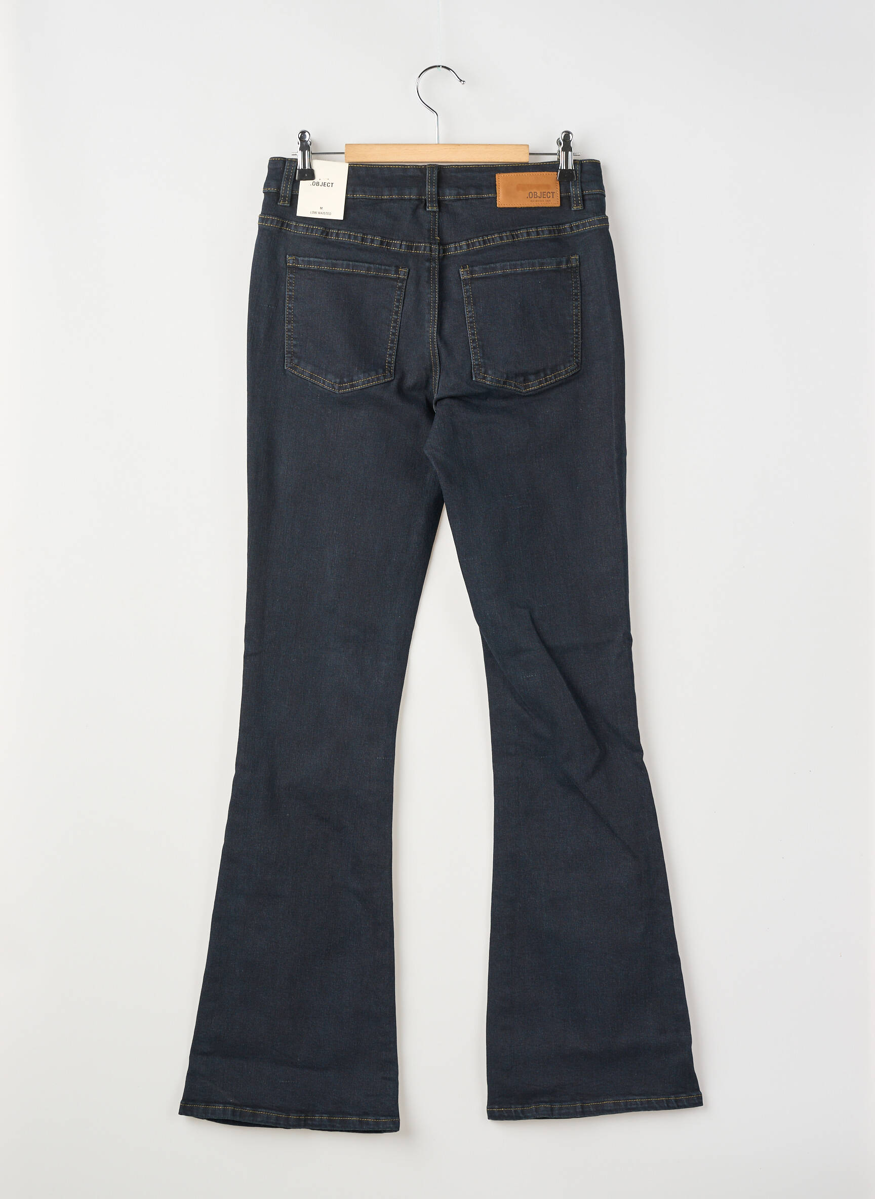 Blugi bootcut albastru OBJECT femeie