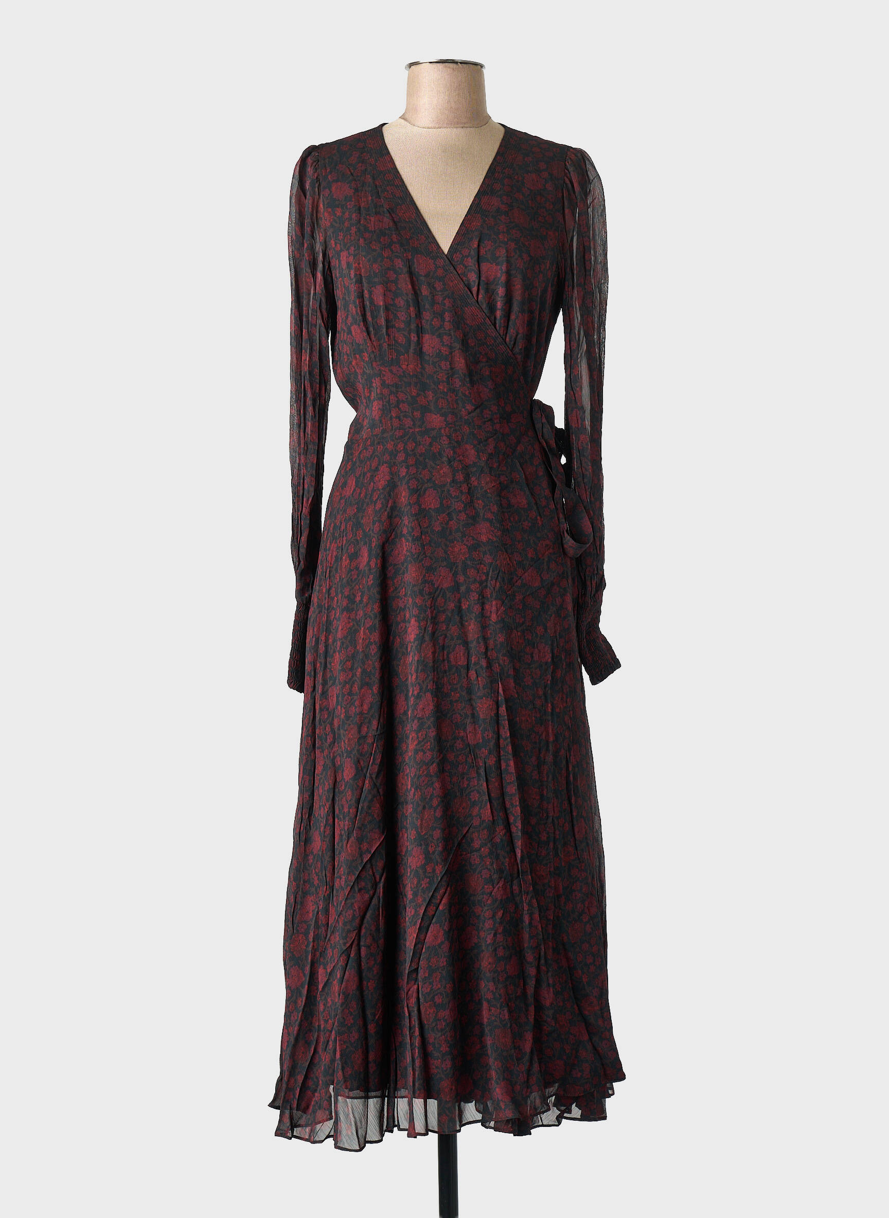 Rochie midi negru RALPH LAUREN femeie