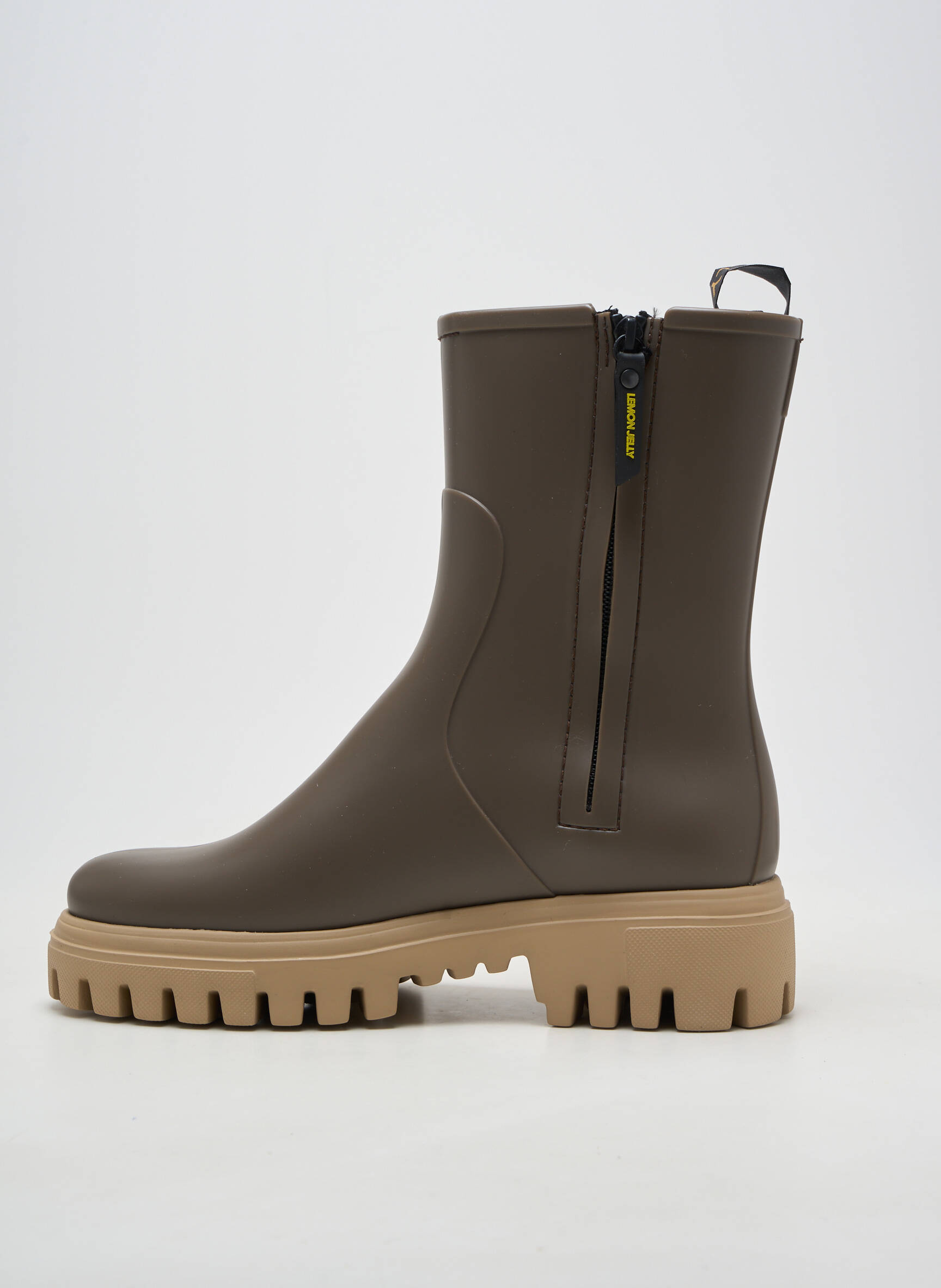 Botine/ghete kaki LEMON JELLY femeie