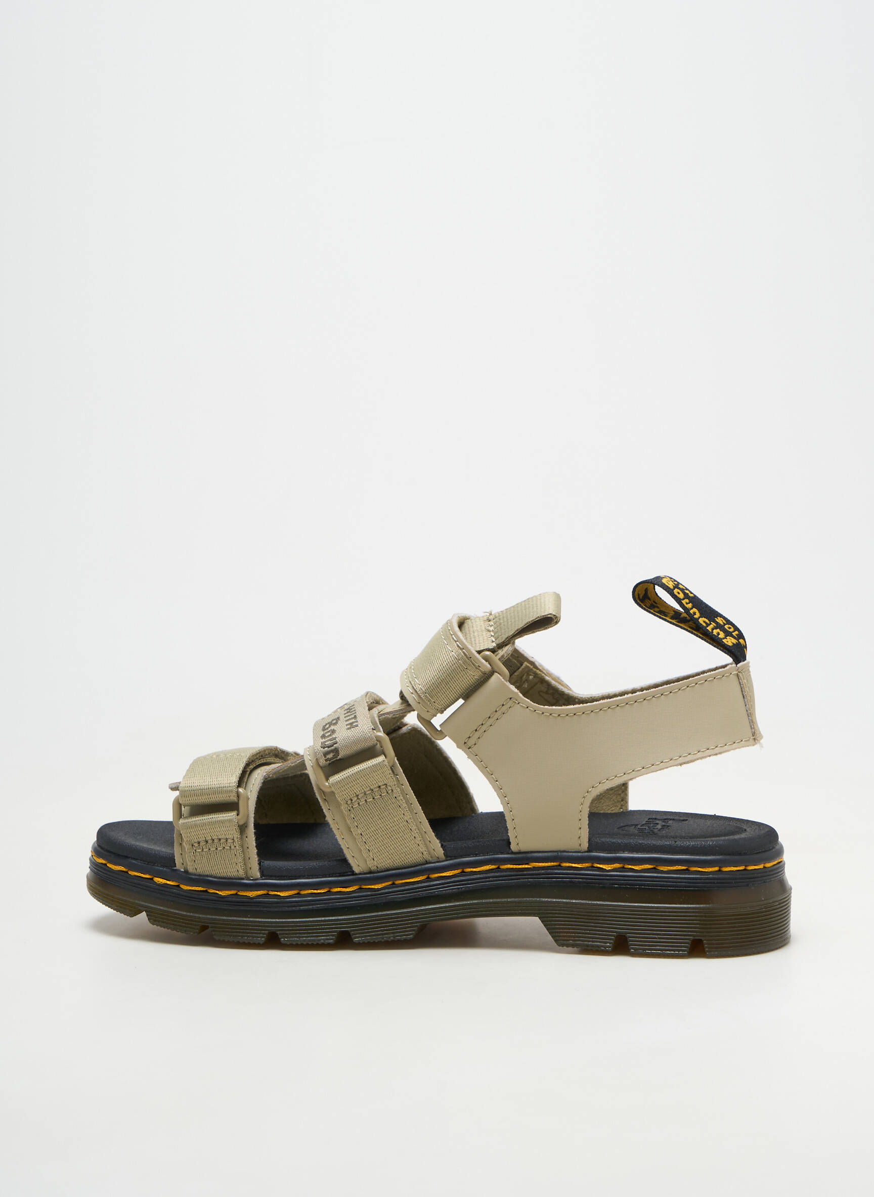 Sandale/pantofi decupați kaki DR MARTENS fată