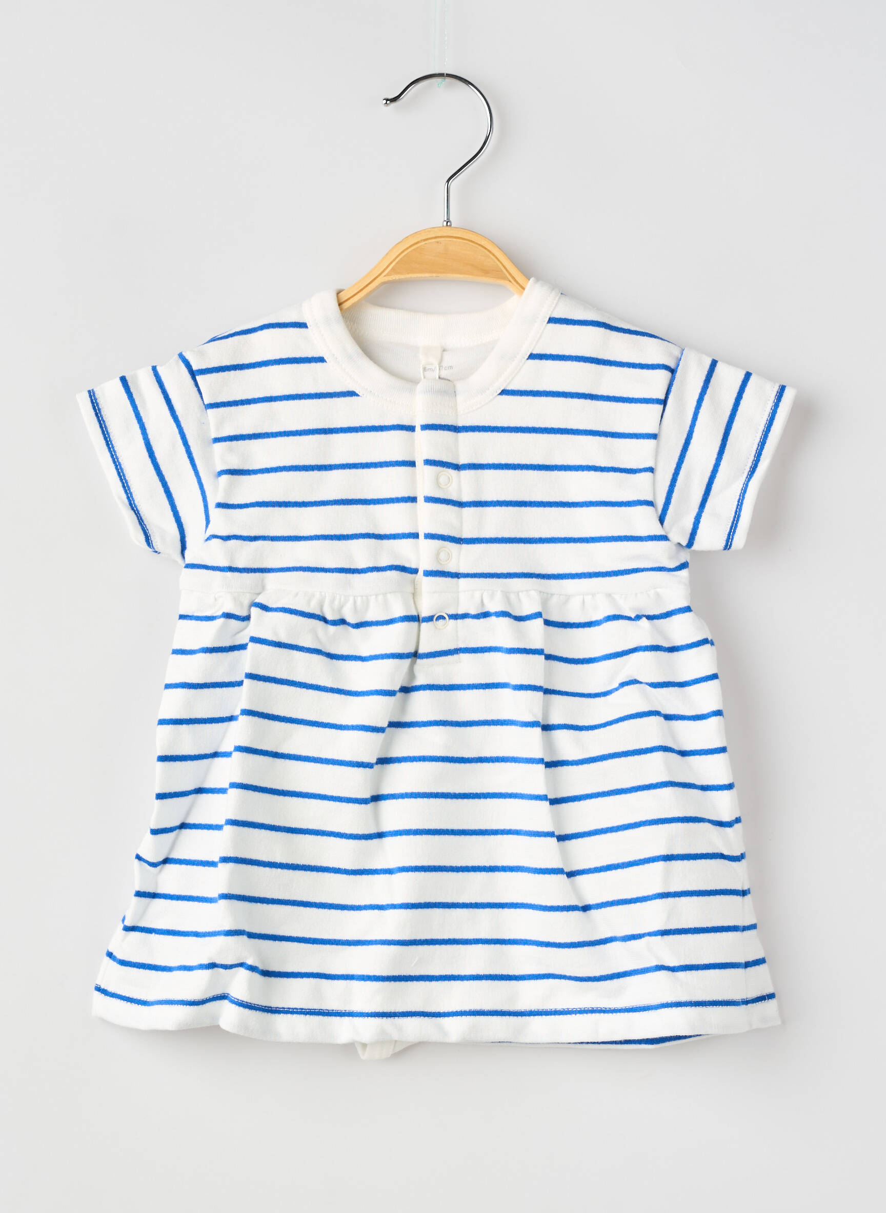 Rochie scurtă alb PETIT BATEAU fată