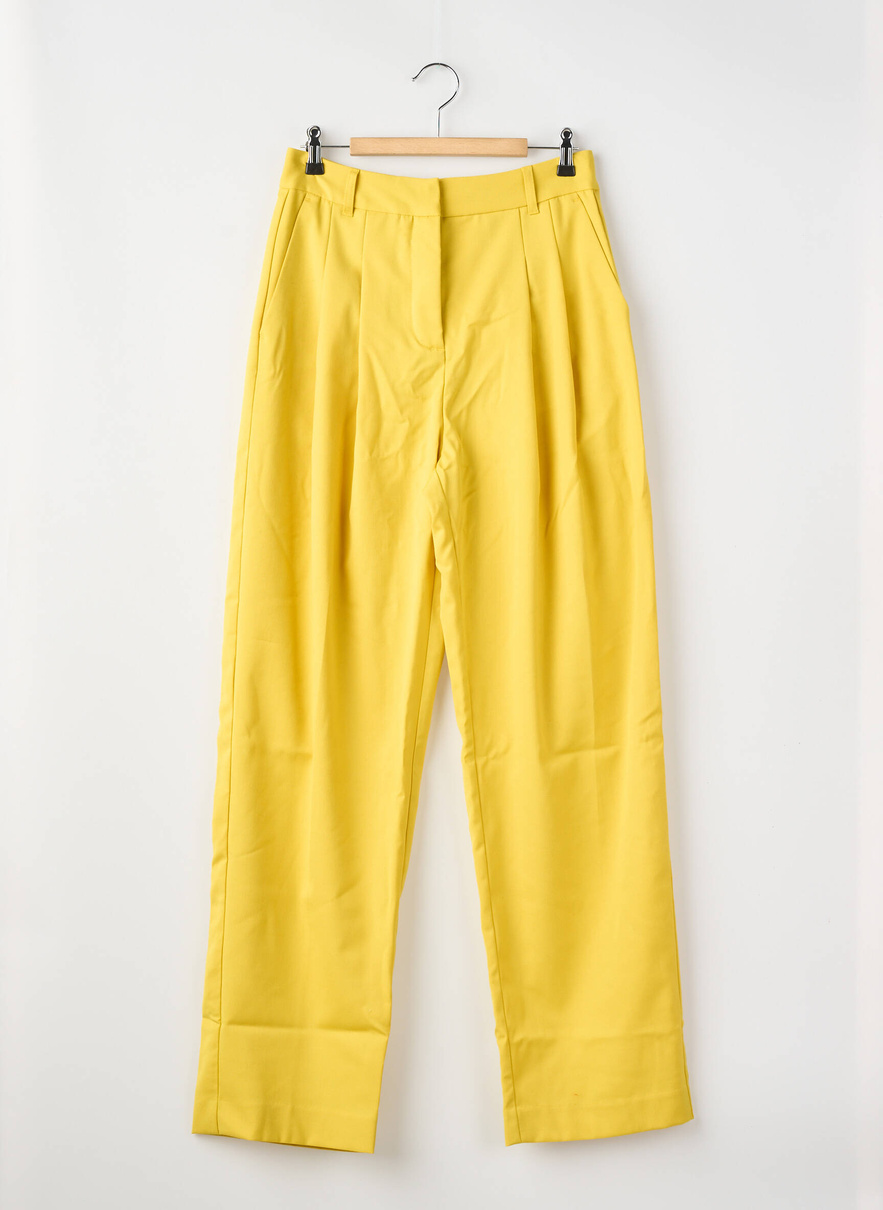 Pantalon chino galben SAMSOE & SAMSOE femeie
