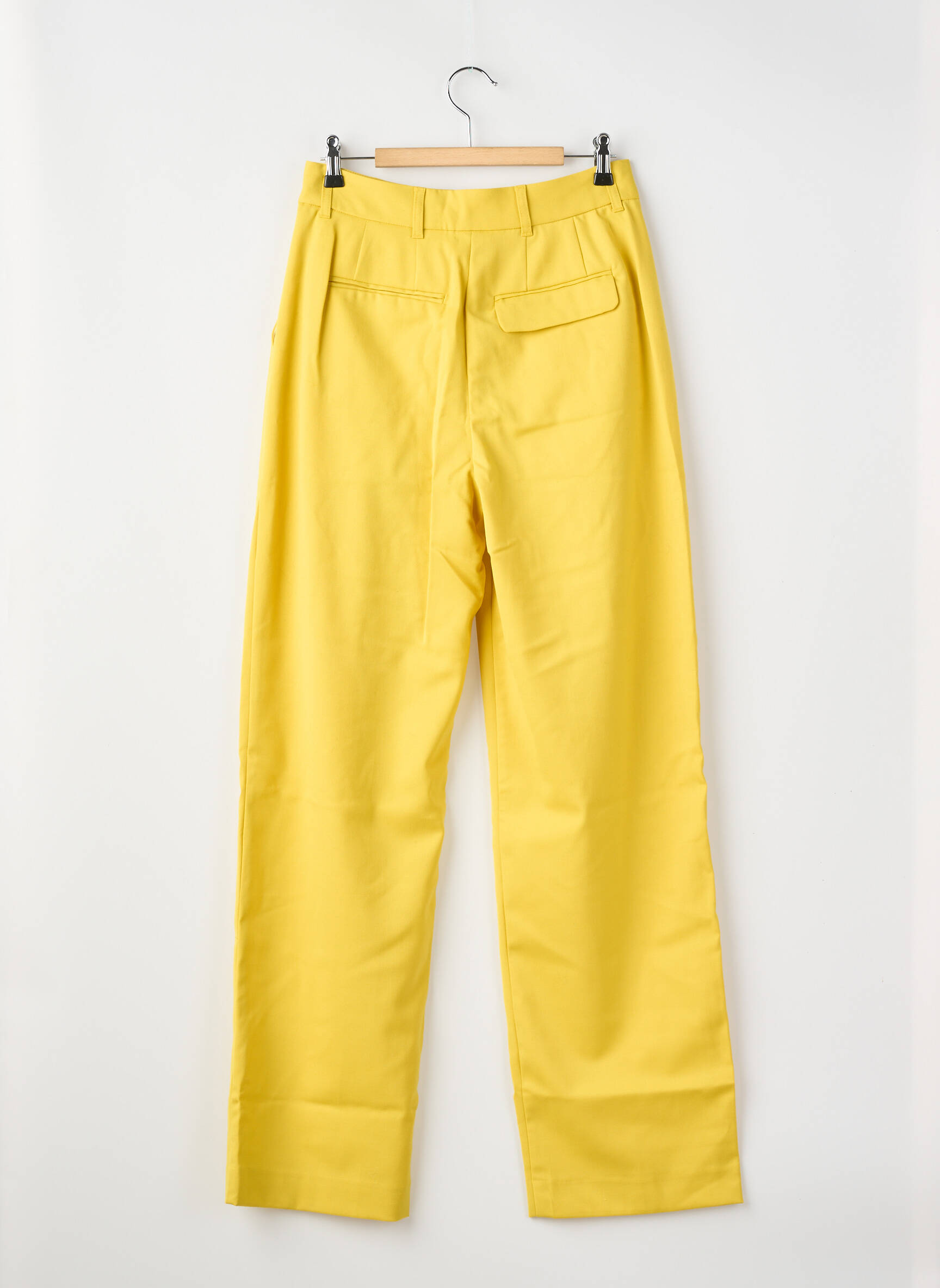 Pantalon chino galben SAMSOE & SAMSOE femeie