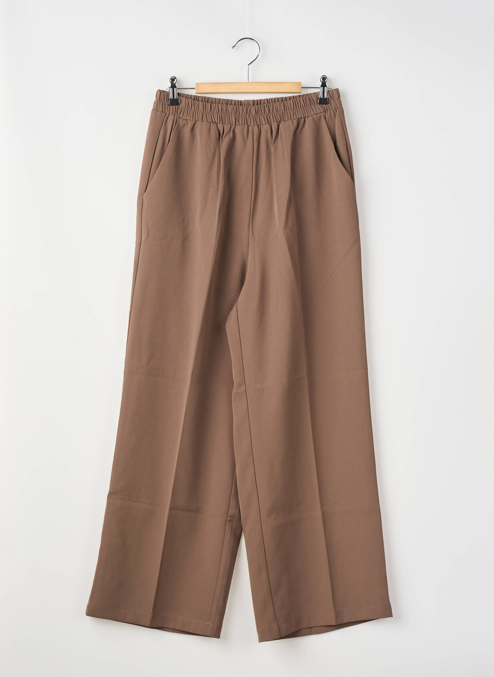 Pantalon drept maro GRACE & MILA femeie