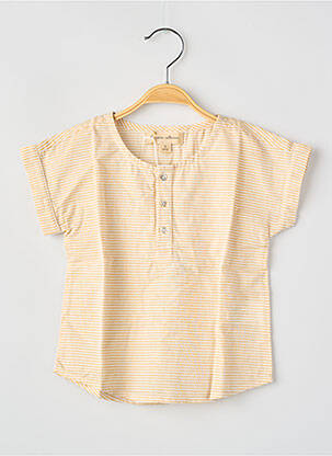 Tricou galben LA PETITE COLLECTION fată