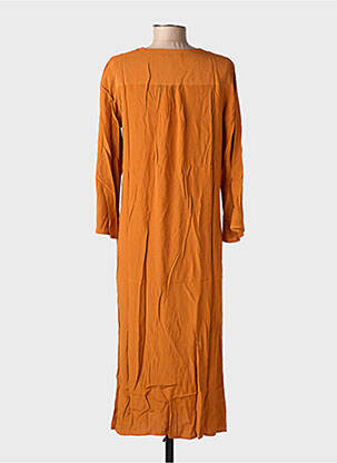 Rochie midi portocalie GRACE & MILA femeie