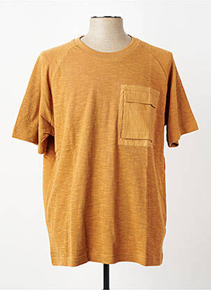 Tricou maro KNOWLEDGE COTTON APPAREL bărbat