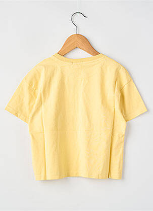 Tricou galben THE NEW SOCIETY fată