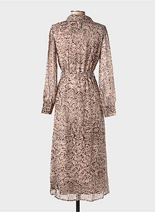 Rochie midi bej GRACE & MILA femeie
