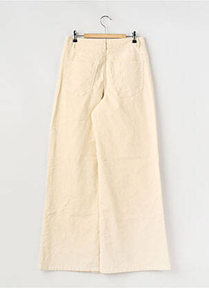 Pantalon larg croială largă alb MAX&CO. femeie