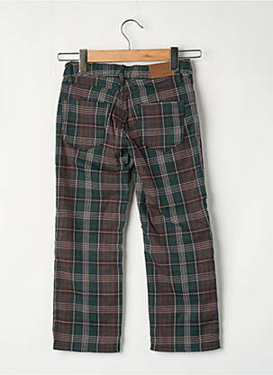Pantalon drept verde BELLEROSE fată
