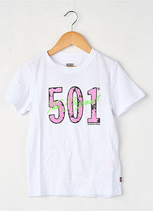 Tricou alb LEVI'S băiat
