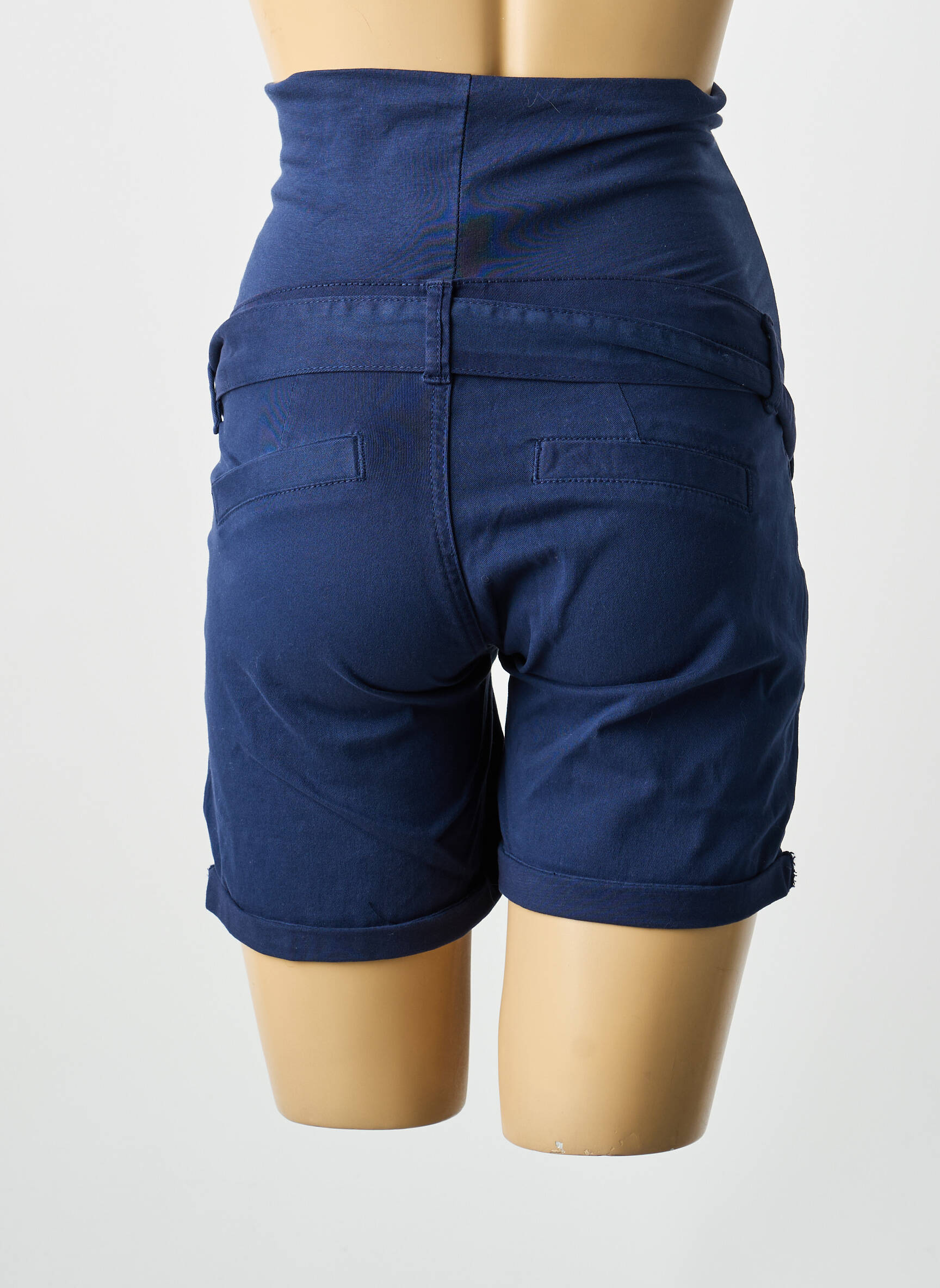 Pantalon scurt / bermudă maternitate albastru NOPPIES femeie