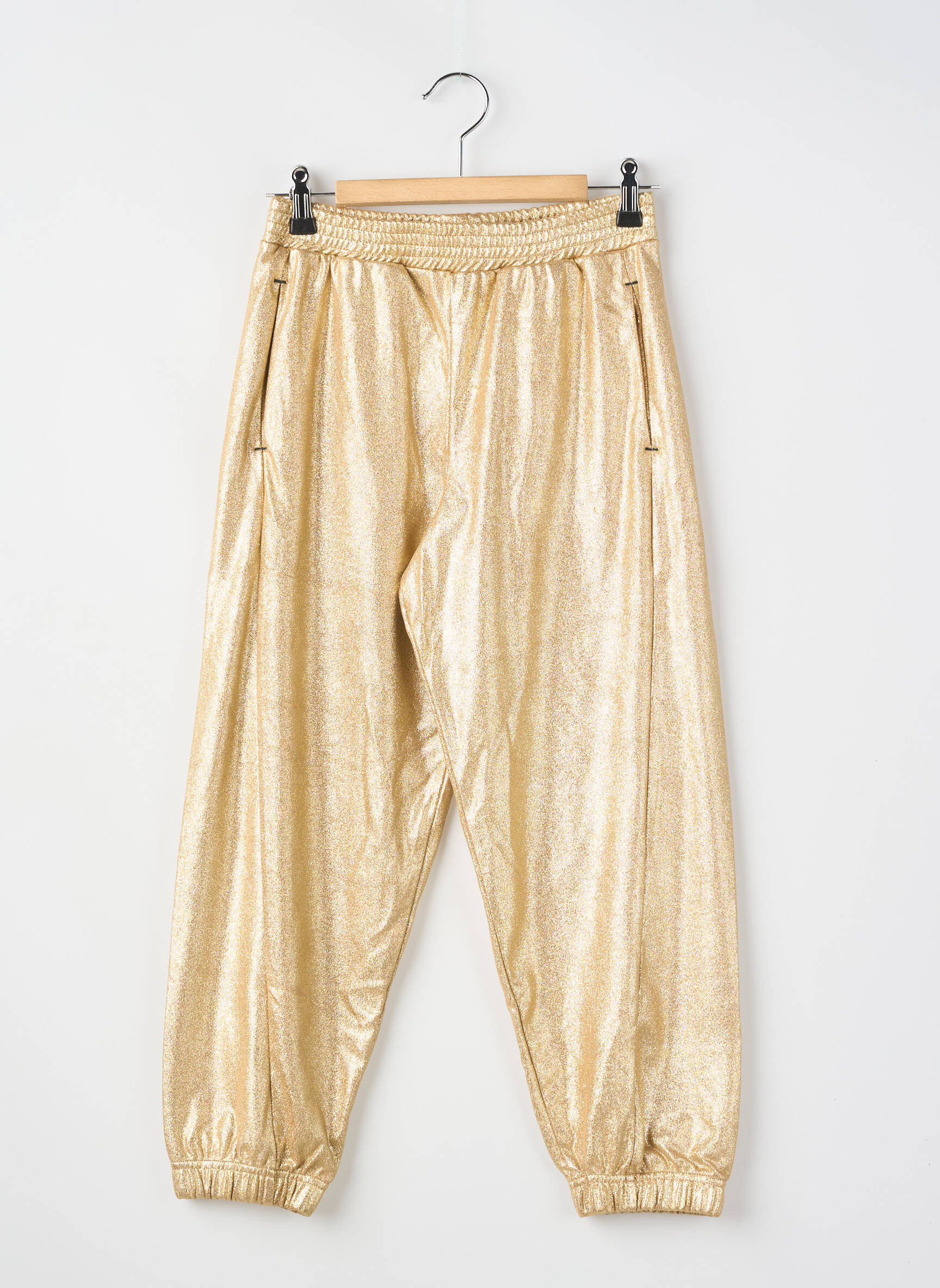 Pantalon drept gri BELLEROSE fată