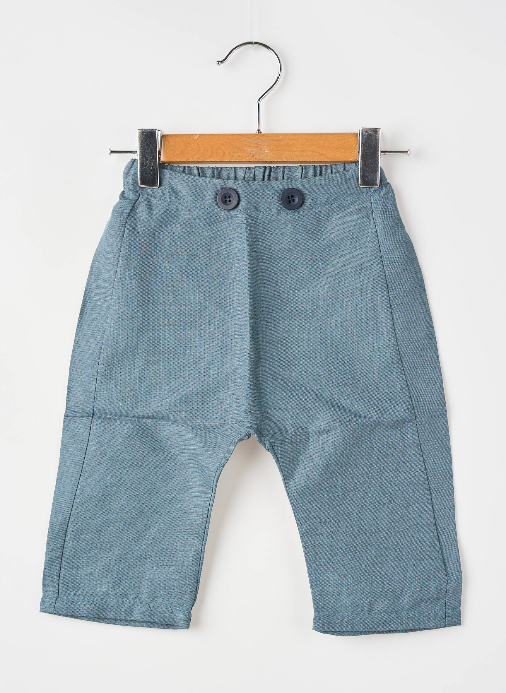 Pantalon drept albastru LA PETITE COLLECTION fată