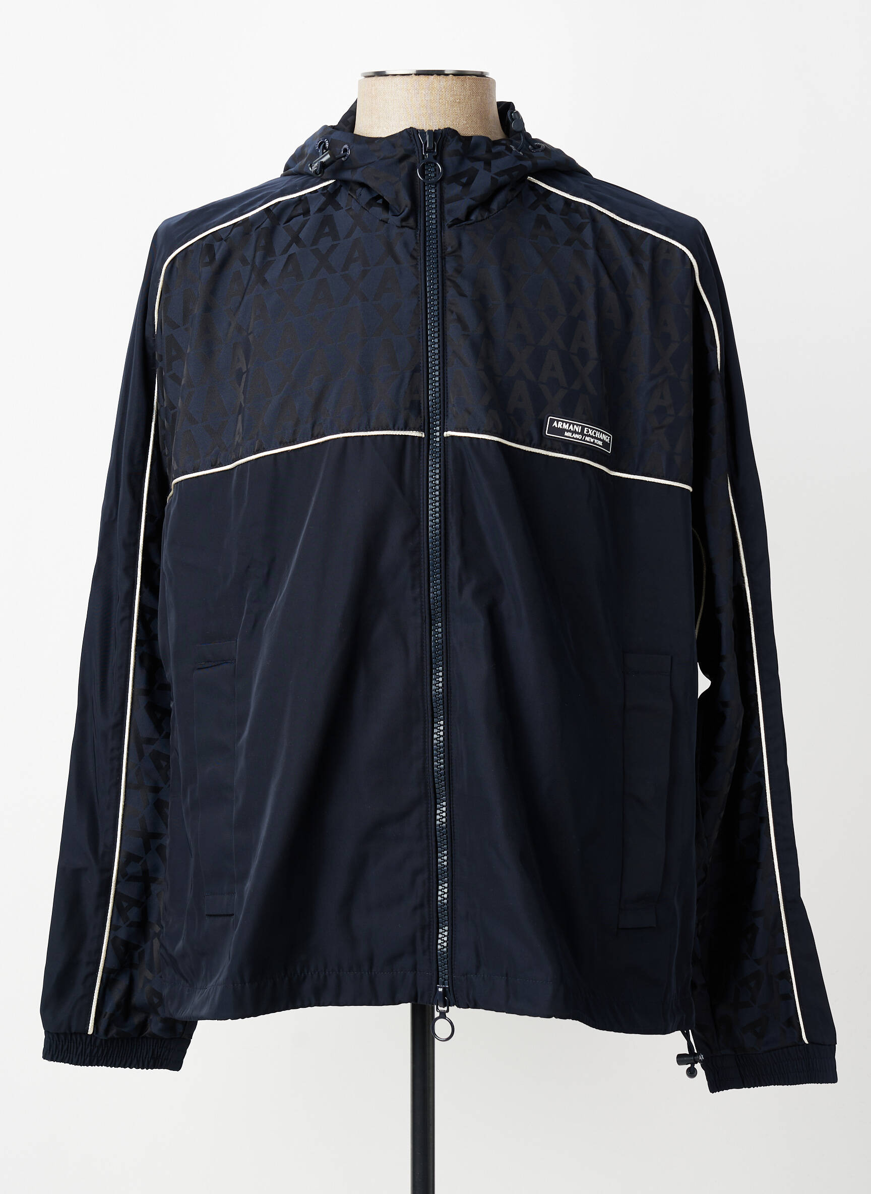 Impermeabil albastru ARMANI EXCHANGE bărbat