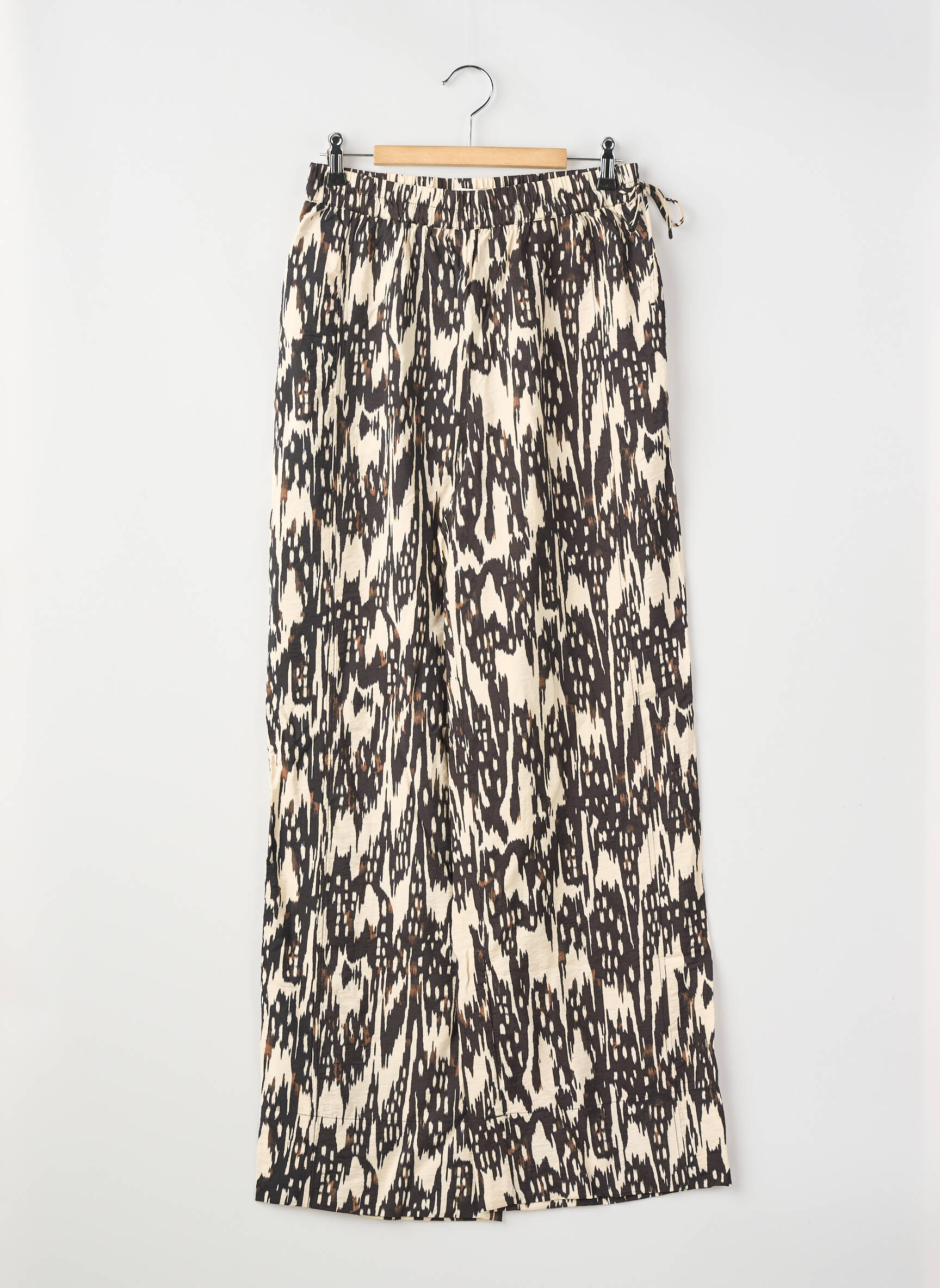 Pantalon larg bej OBJECT femeie