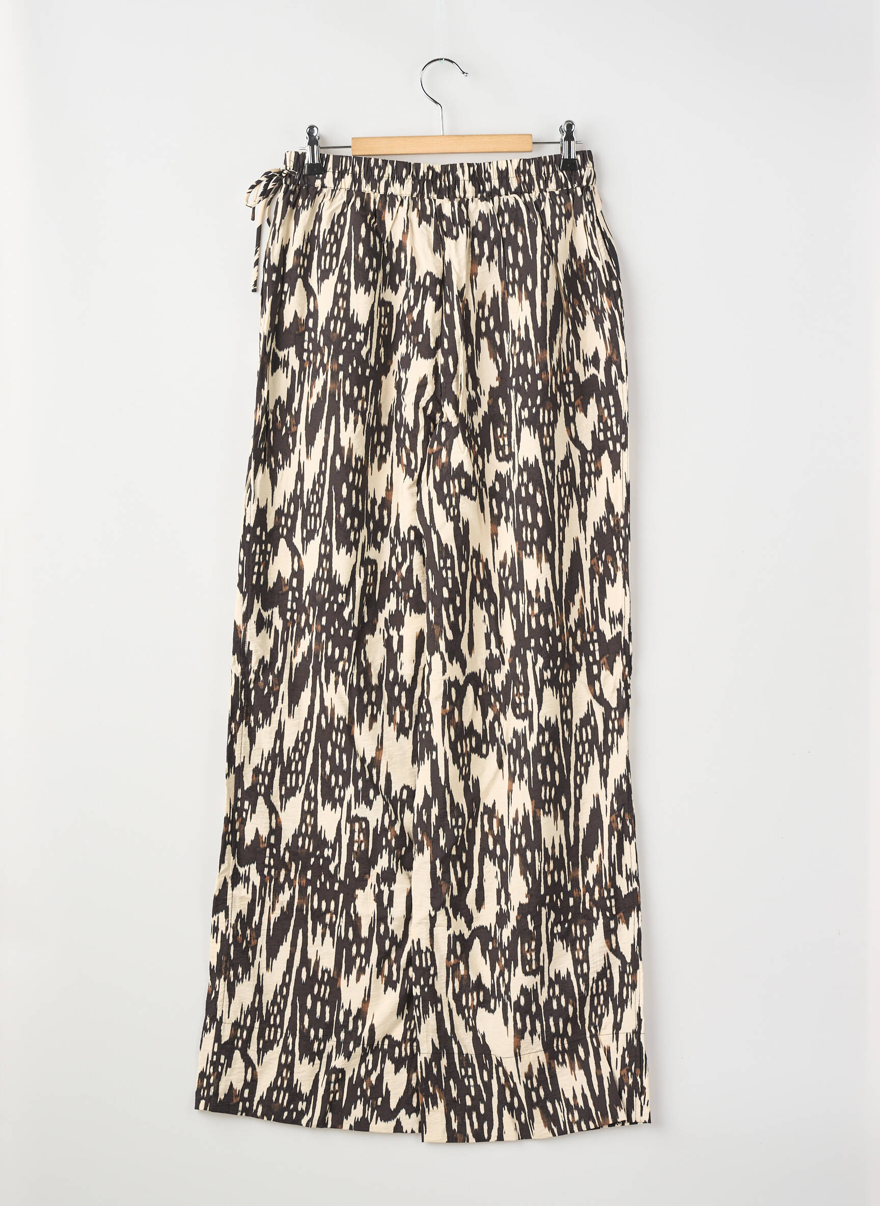 Pantalon larg bej OBJECT femeie