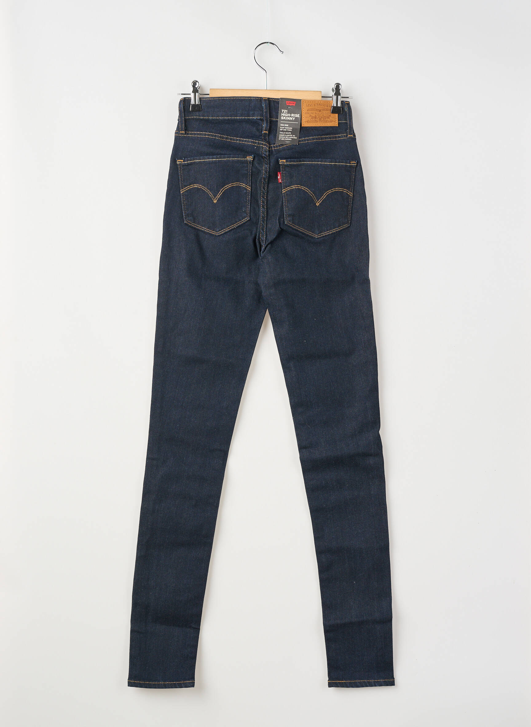 Blugi skinny albastru LEVI'S femeie