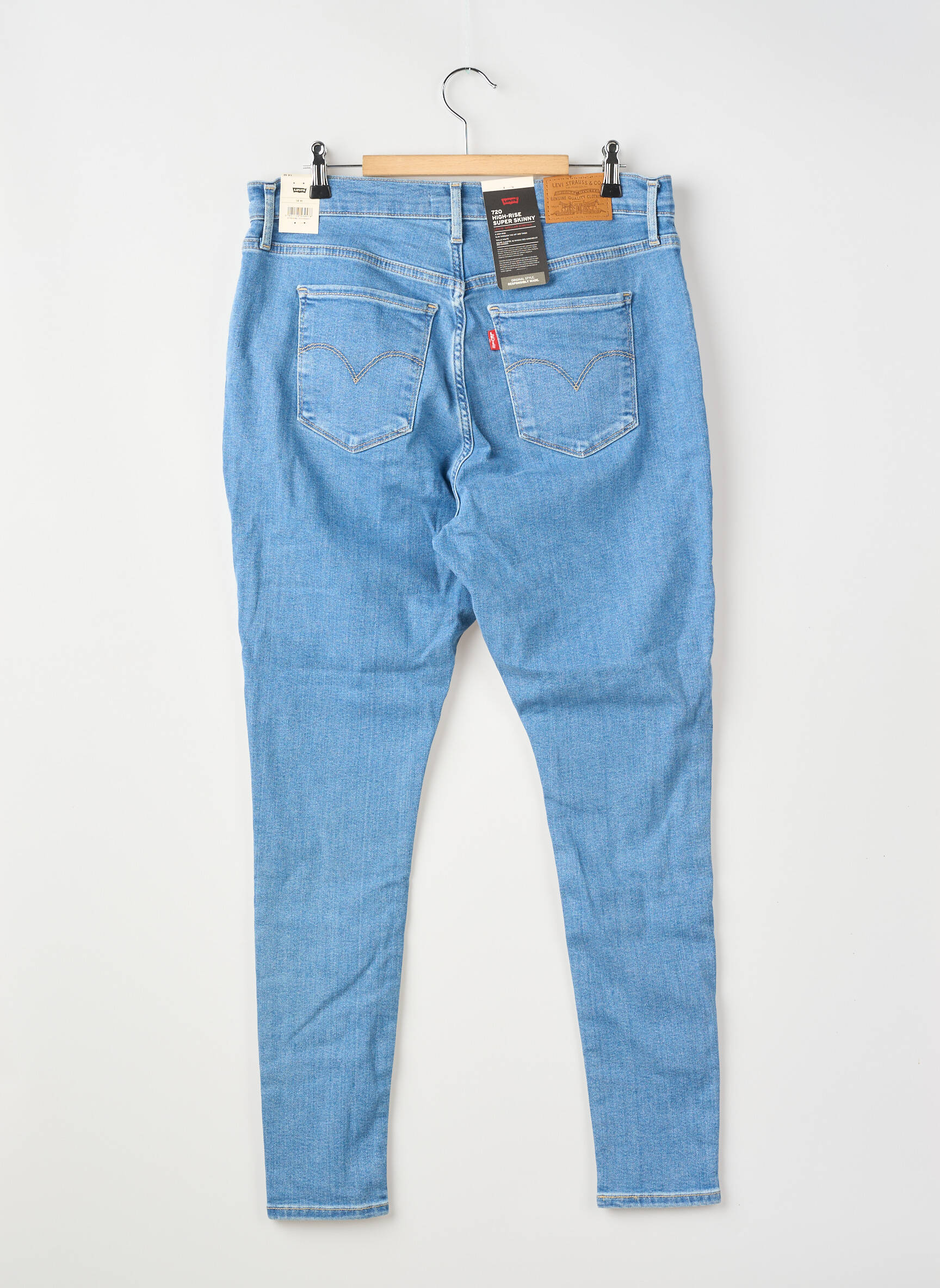 Blugi skinny albastru LEVI'S femeie