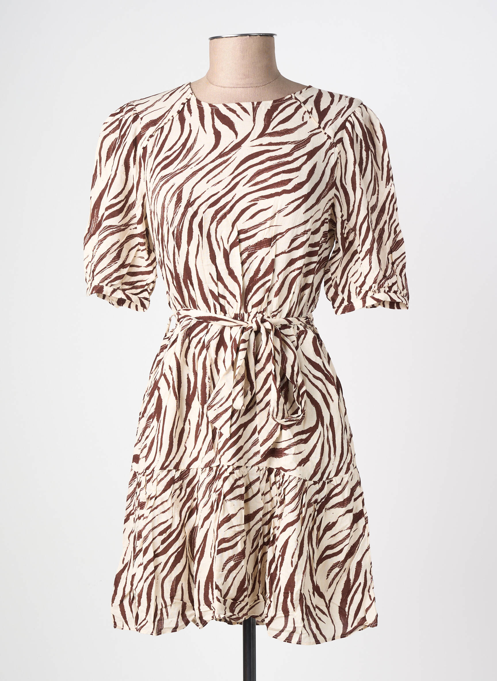 Rochie scurtă bej GRACE & MILA femeie