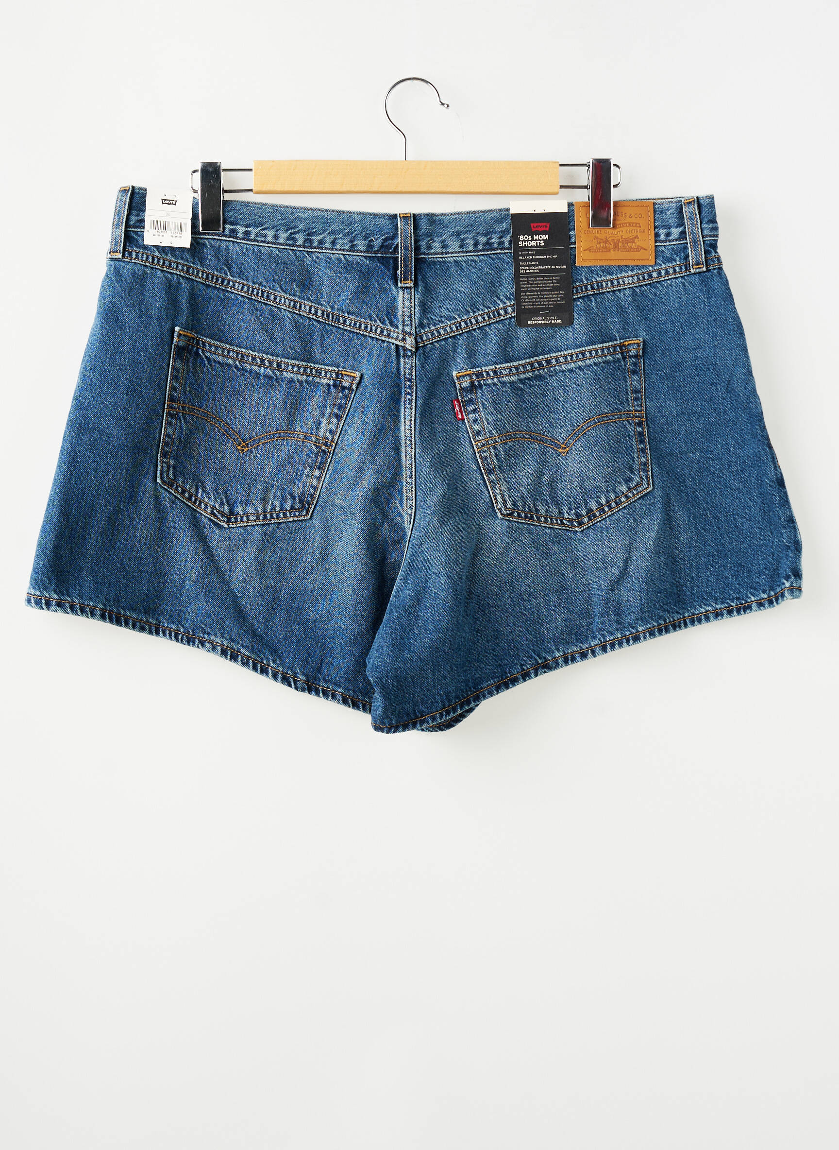 Șort albastru LEVI'S femeie