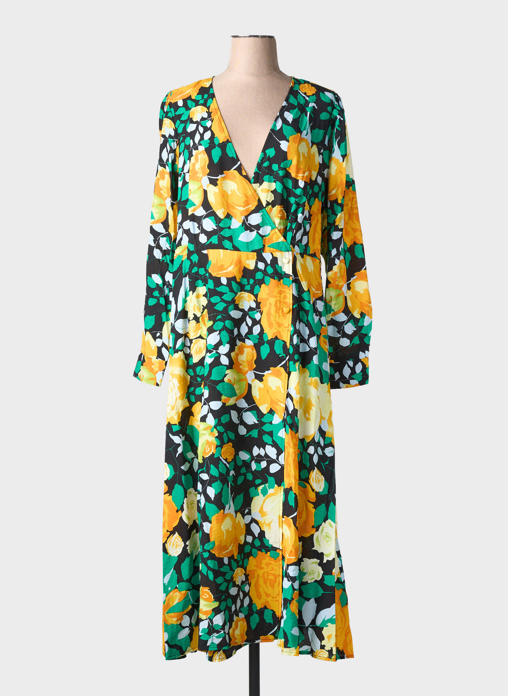 Rochie lungă verde OBJECT femeie