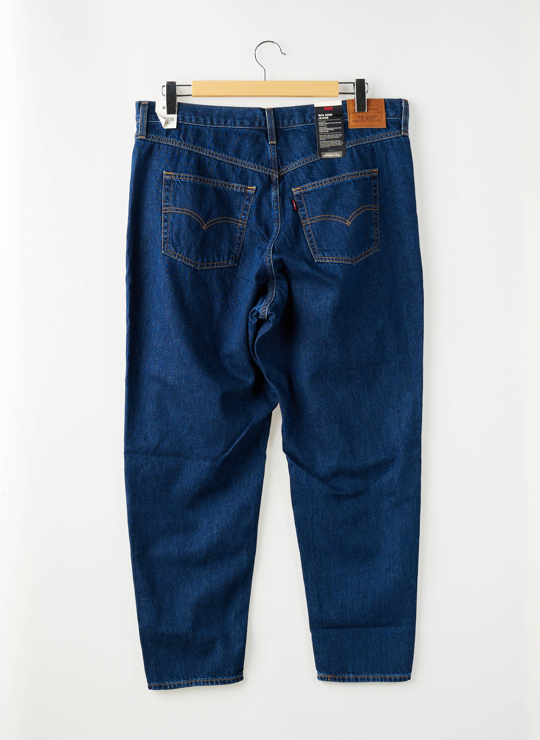 Blugi croială mom albastru LEVI'S femeie