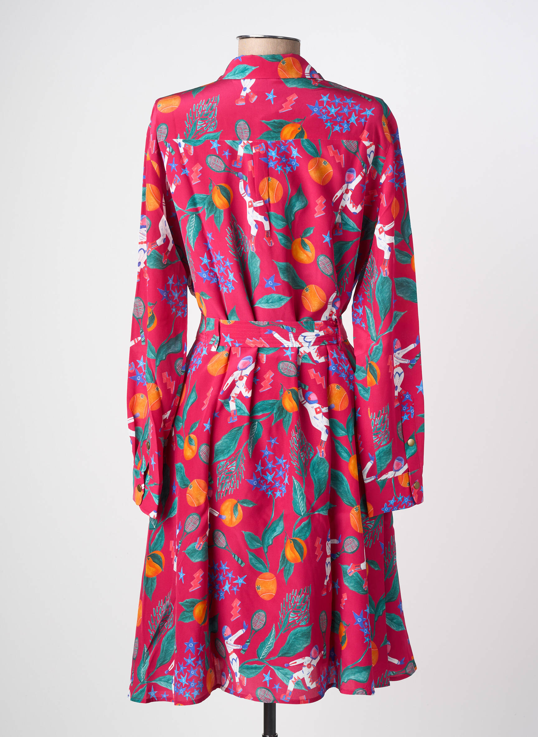 Rochie midi roz SOI PARIS femeie