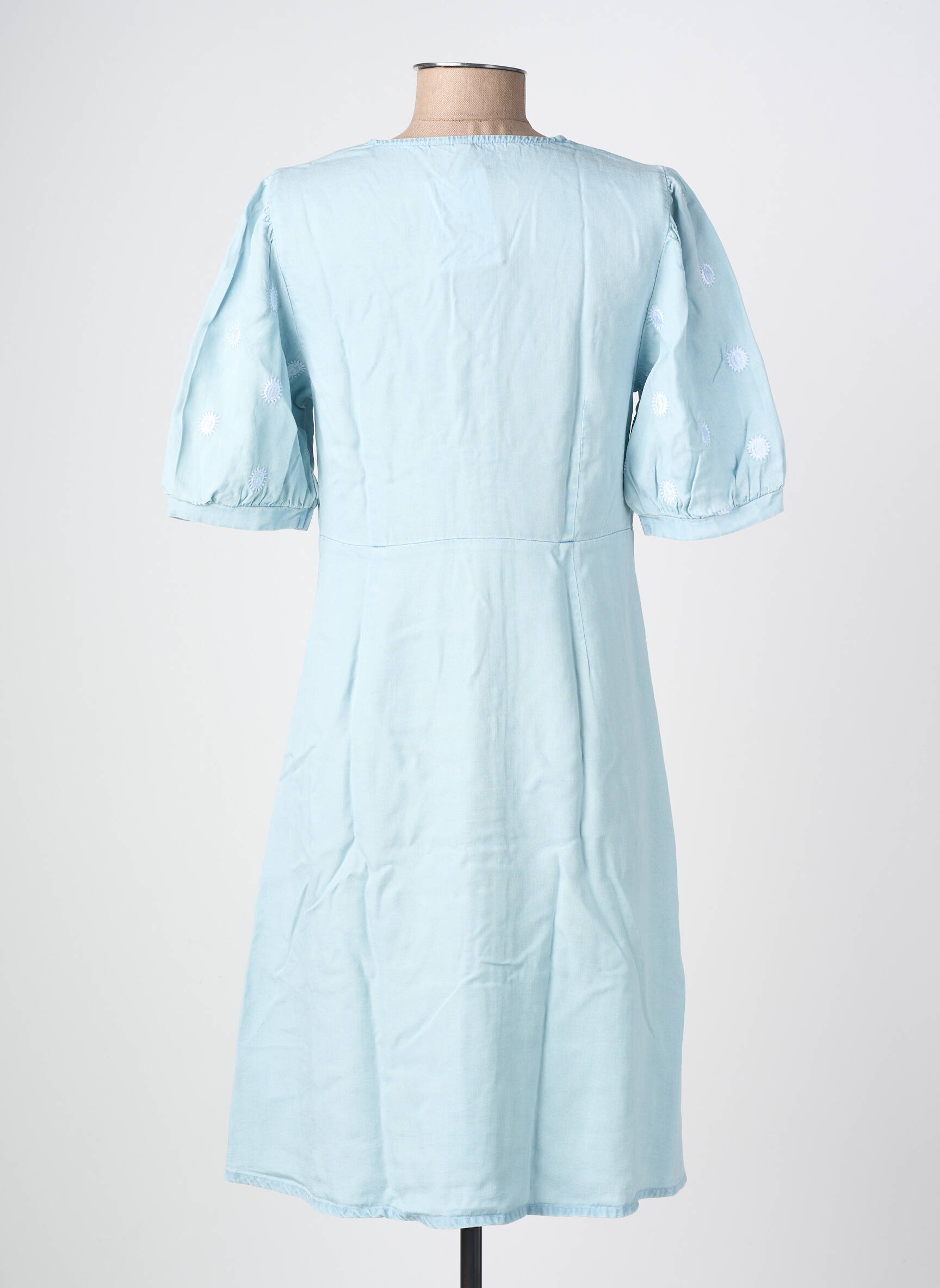 Rochie scurtă albastru PIECES femeie