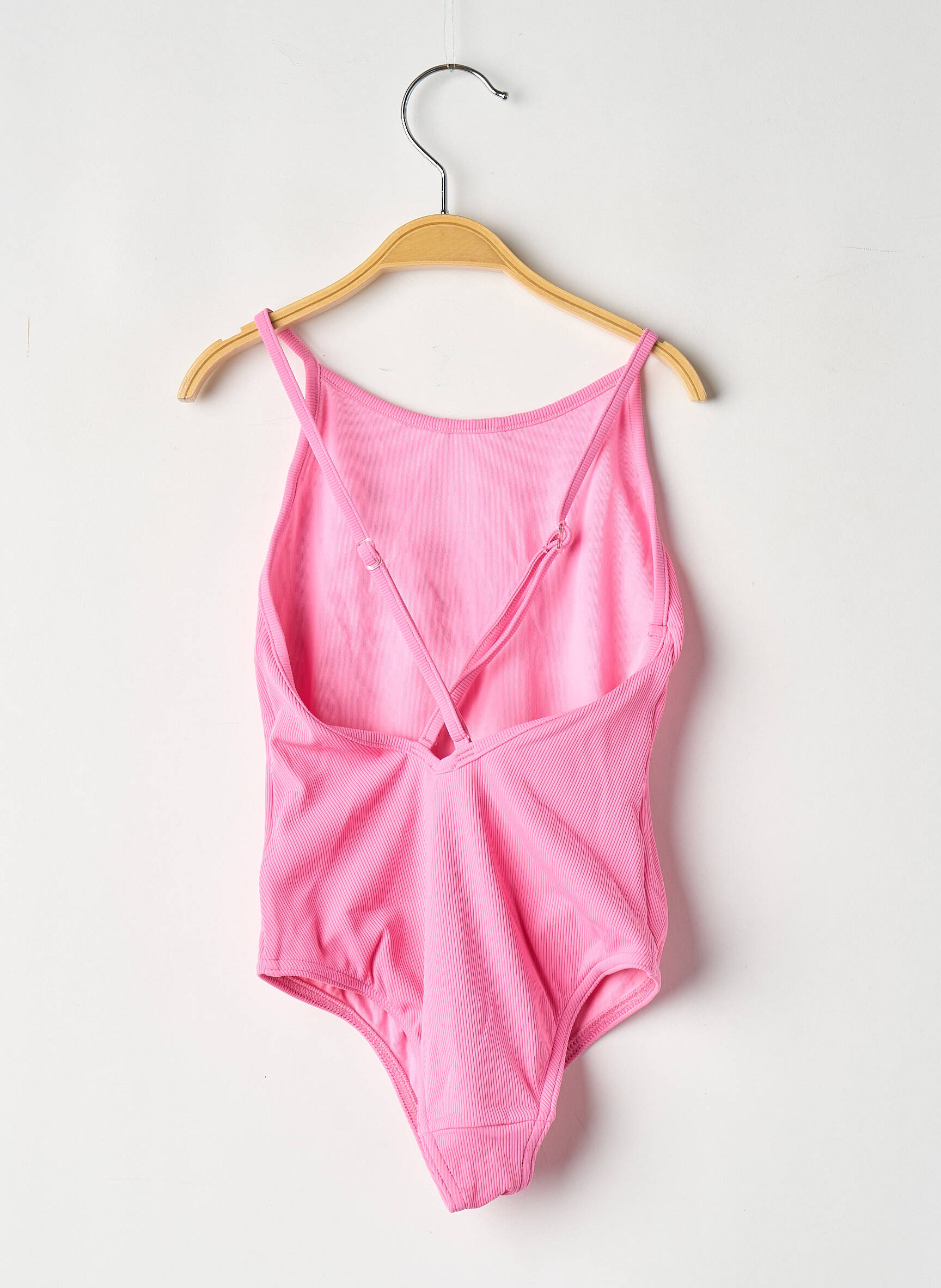 Costum de baie dintr-o singură piesă roz SUNCHILD fată