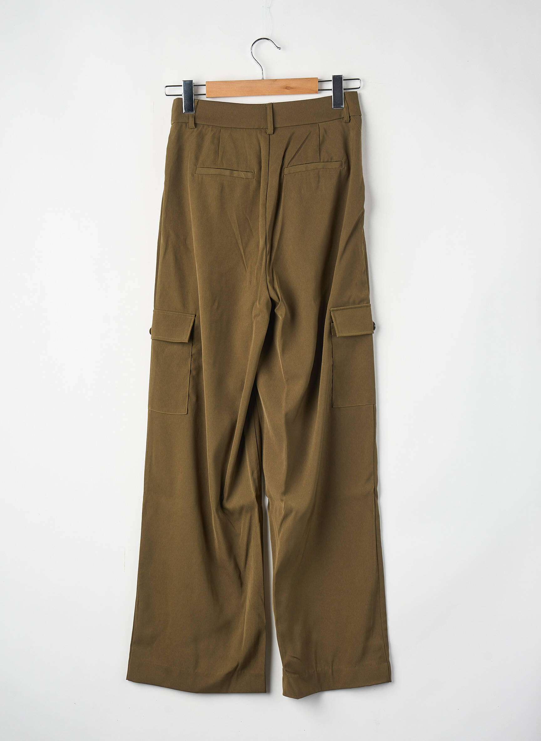 Pantalon cargo verde VILA femeie