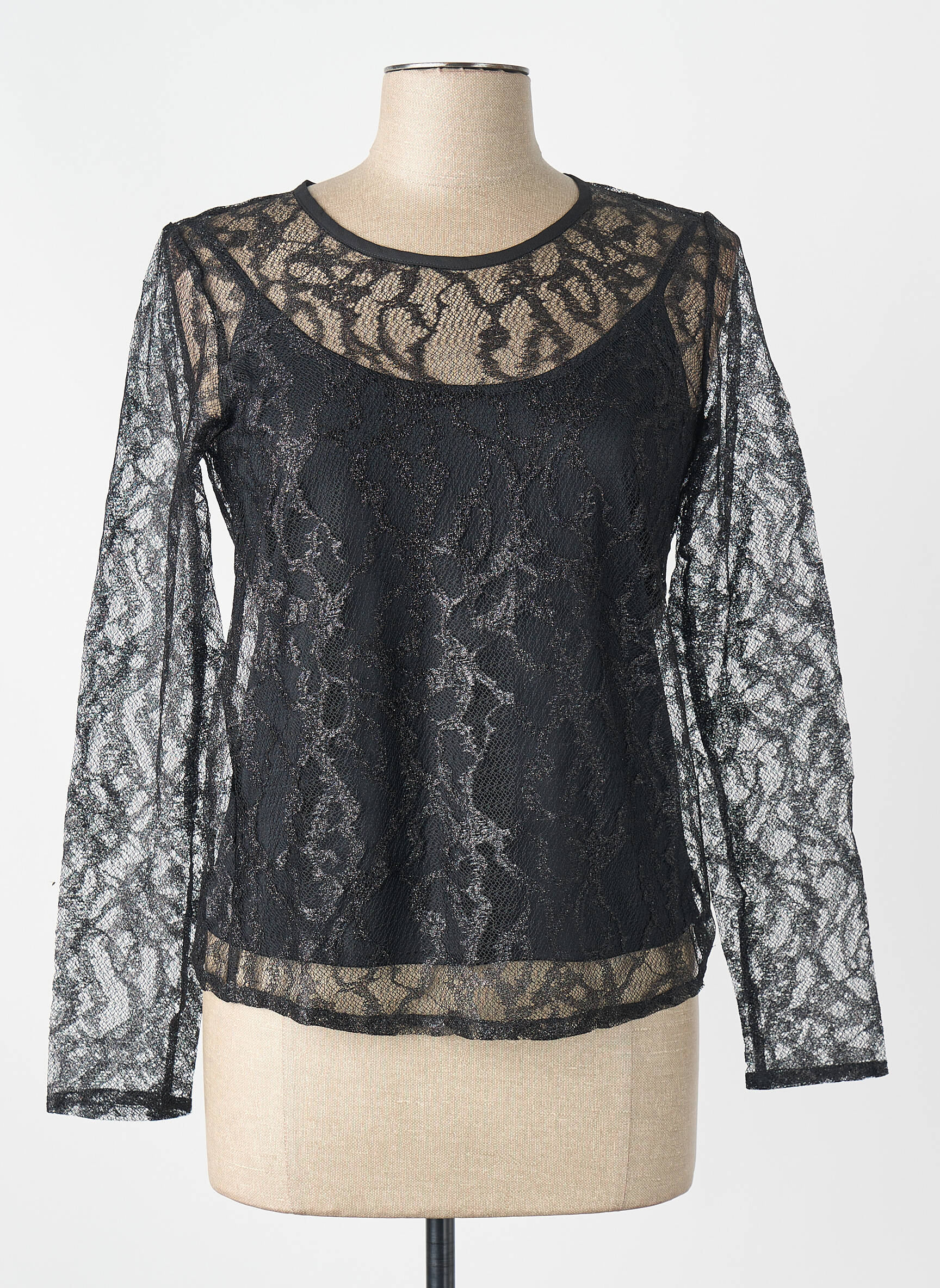 Top negru PERSONA BY MARINA RINALDI femeie