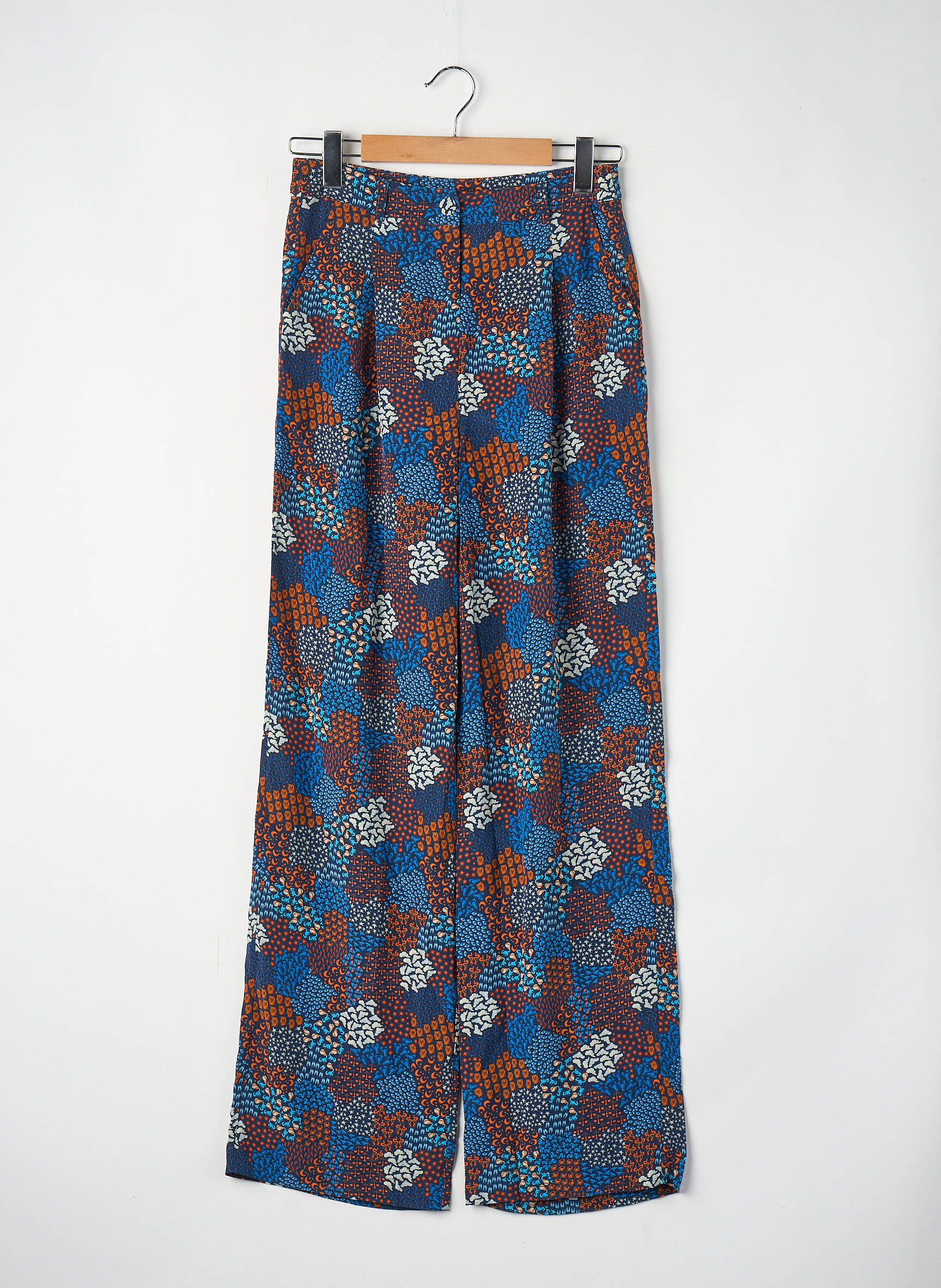 Pantalon drept albastru SOI PARIS femeie