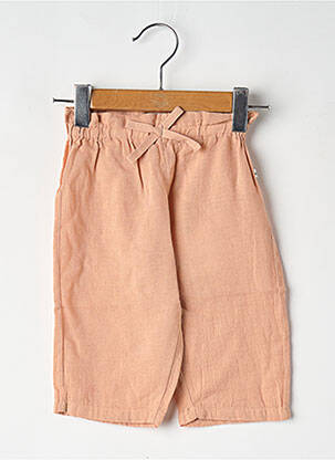 Pantalon drept portocalie THE NEW SOCIETY fată