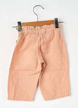 Pantalon drept portocalie THE NEW SOCIETY fată