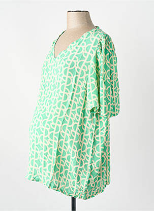Top verde SUPERMOM femeie