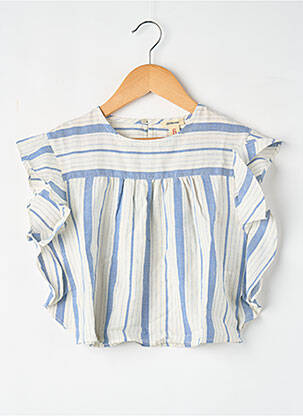 Top albastru BELLEROSE fată
