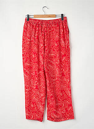 Pantalon larg roșu SOI PARIS femeie