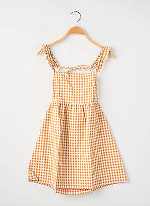 Rochie scurtă portocalie PETITE LUCETTE fată