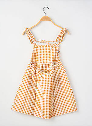 Rochie scurtă portocalie PETITE LUCETTE fată
